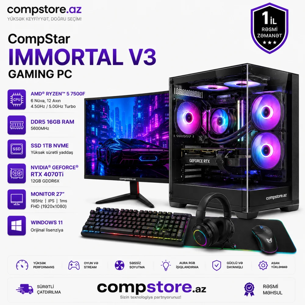 CompStar Immortal V3 Gaming PC
