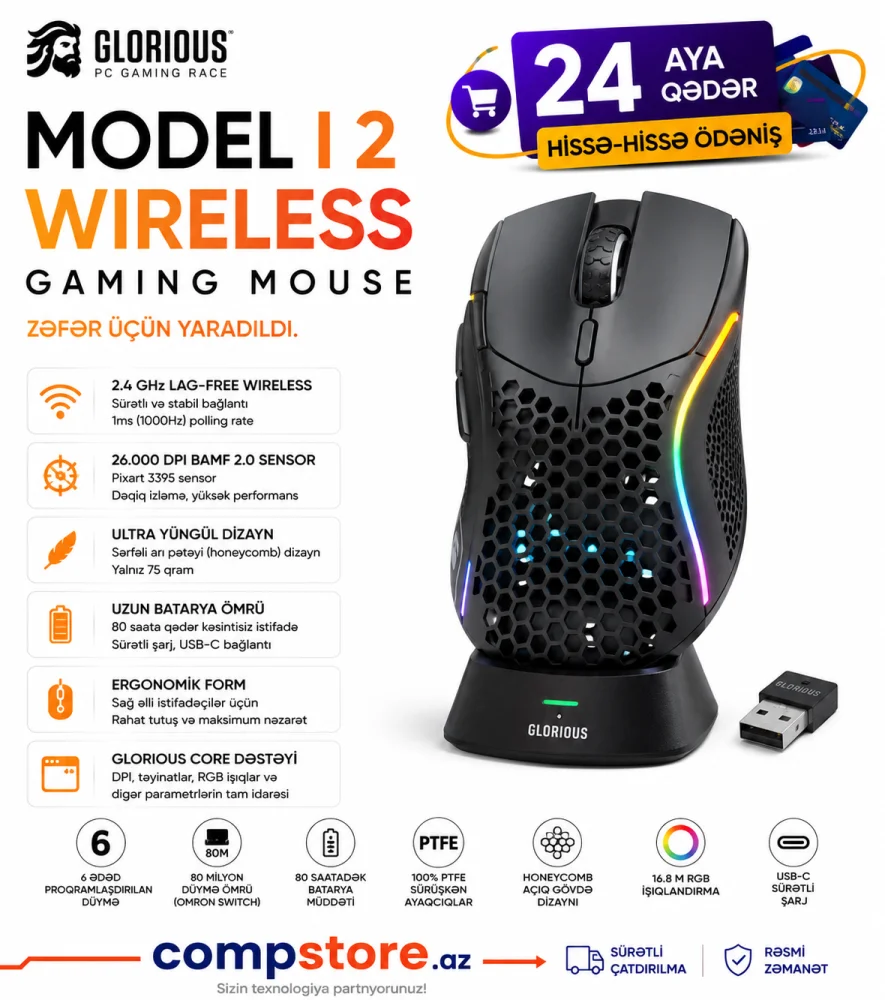 Glorious Gaming Model I 2 Wireless Gaming Mouse