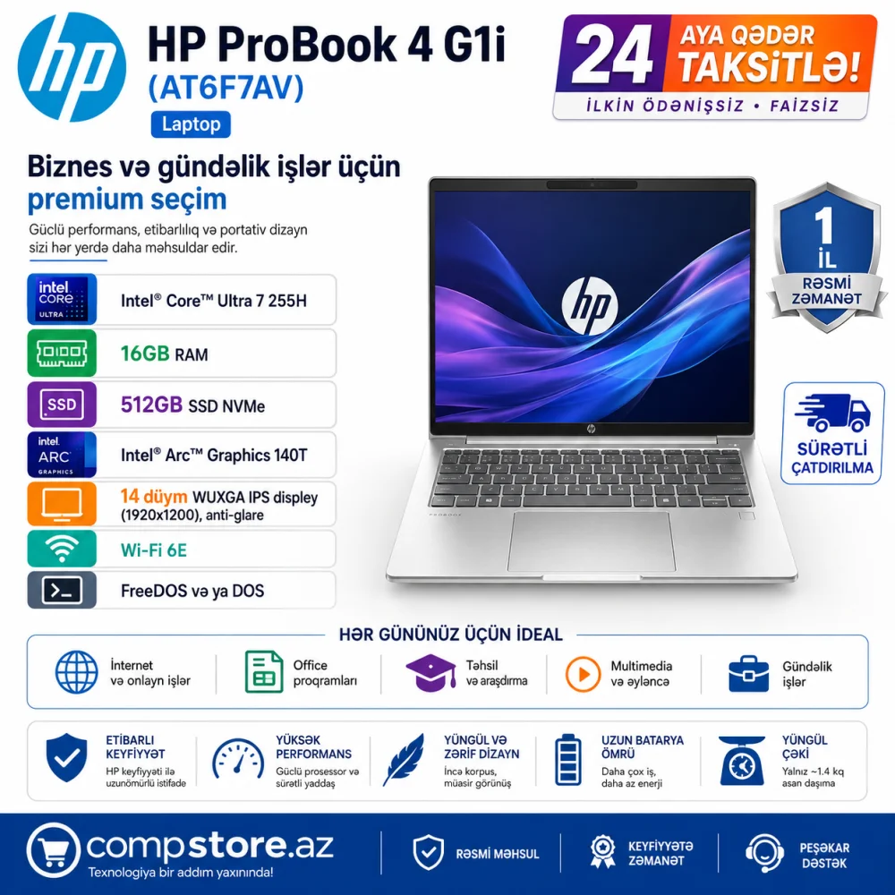 HP ProBook 4 G1i (AT6F7AV) Laptop