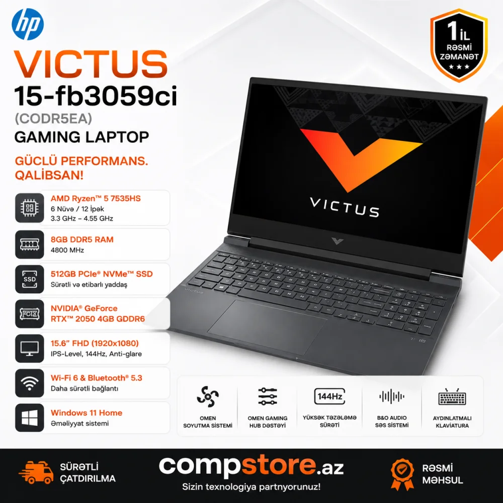 HP Victus 15-fb3059ci (C0DR5EA) Gaming Laptop