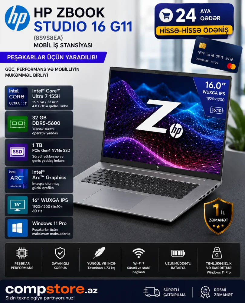 HP ZBook Studio 16 G11 (8S9S8EA) Laptop