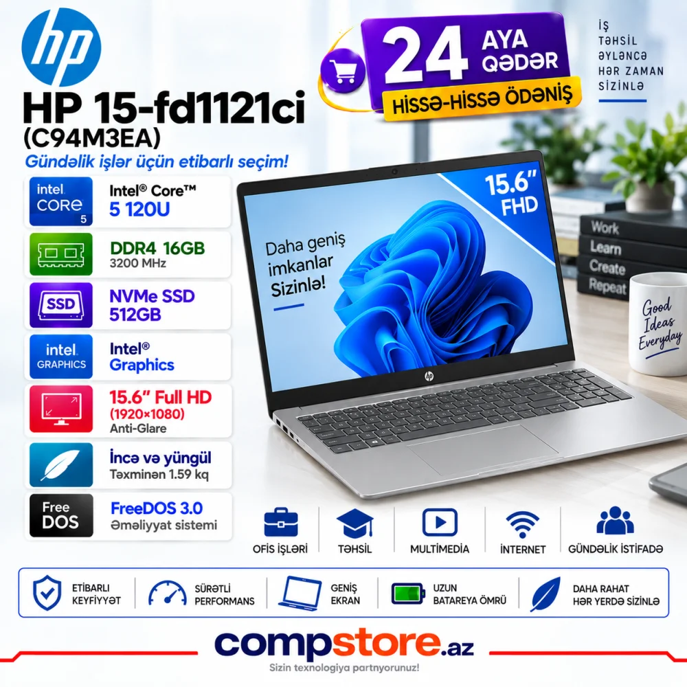 HP 15-fd1121ci (C94M3EA) Laptop