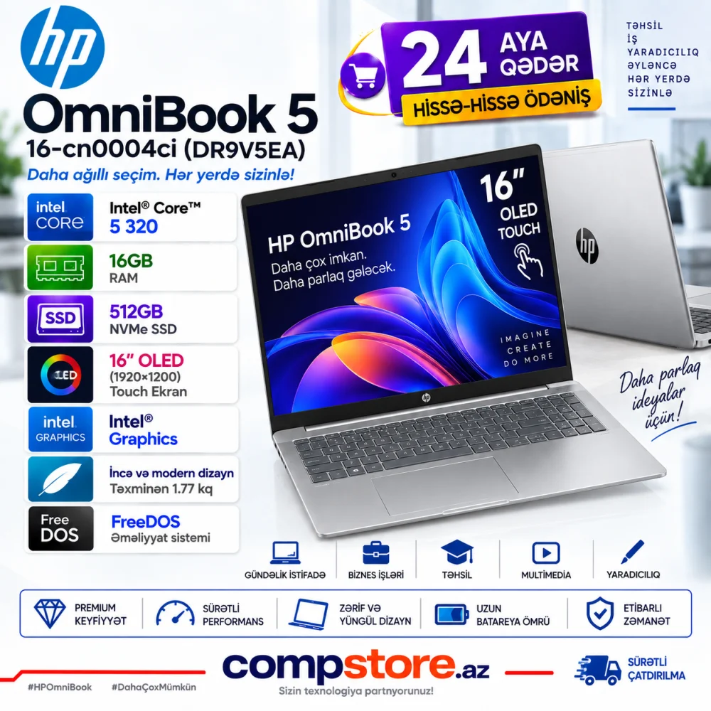 HP OmniBook 5 16-cn0004ci (DR9V5EA) Laptop