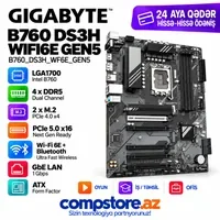 Gigabyte B760 DS3H Wi-Fi6 GEN5 Mainboard