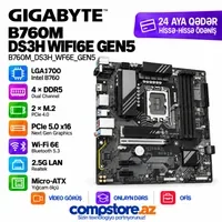 Gigabyte B760M DS3H WiFi 6E GEN5 Mainboard