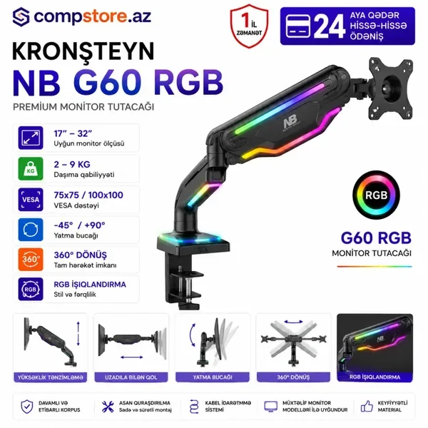 NB G60 RGB Monitor Tutacagi