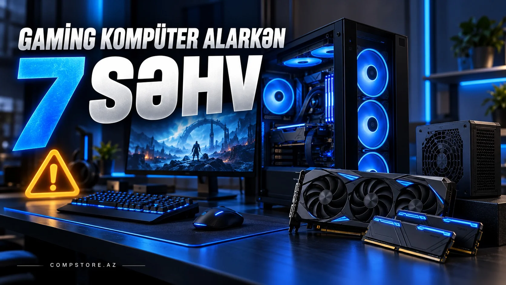 Gaming komputer alarken en cox edilen 7 sehv