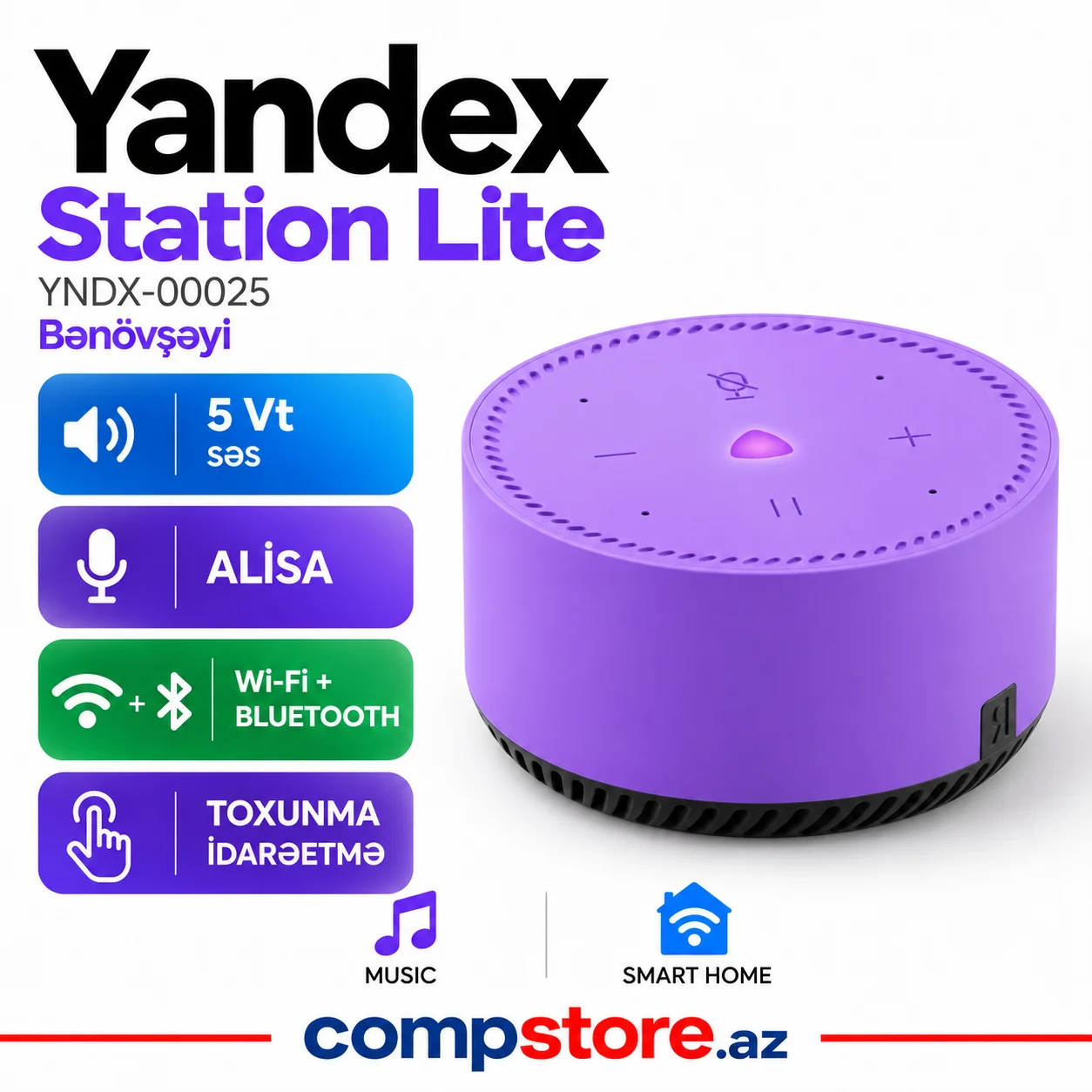 Yandex Station Lite Benovseyi (YNDX-00025) &ndash; Agilli Dinamik